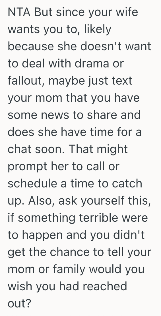 Screenshot 2025 09 29 at 5.58.56 PM Husband Is Excited To Tell His In Laws The Good News That His Wife Is Pregnant, But Hes Not Sure When Hes Going To Tell His Mom