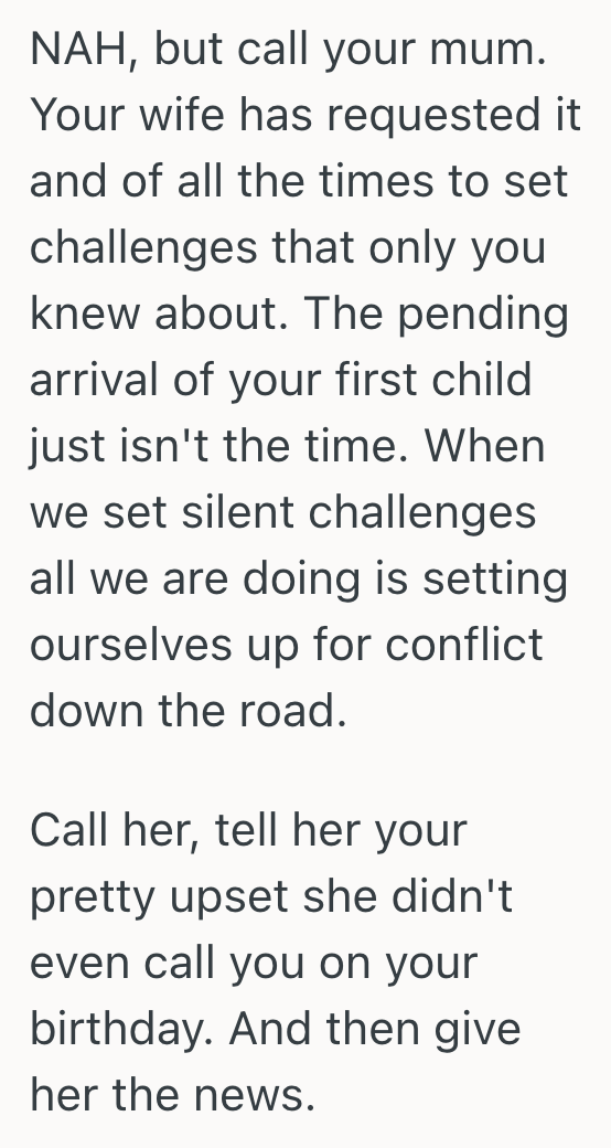 Screenshot 2025 09 29 at 5.59.23 PM Husband Is Excited To Tell His In Laws The Good News That His Wife Is Pregnant, But Hes Not Sure When Hes Going To Tell His Mom