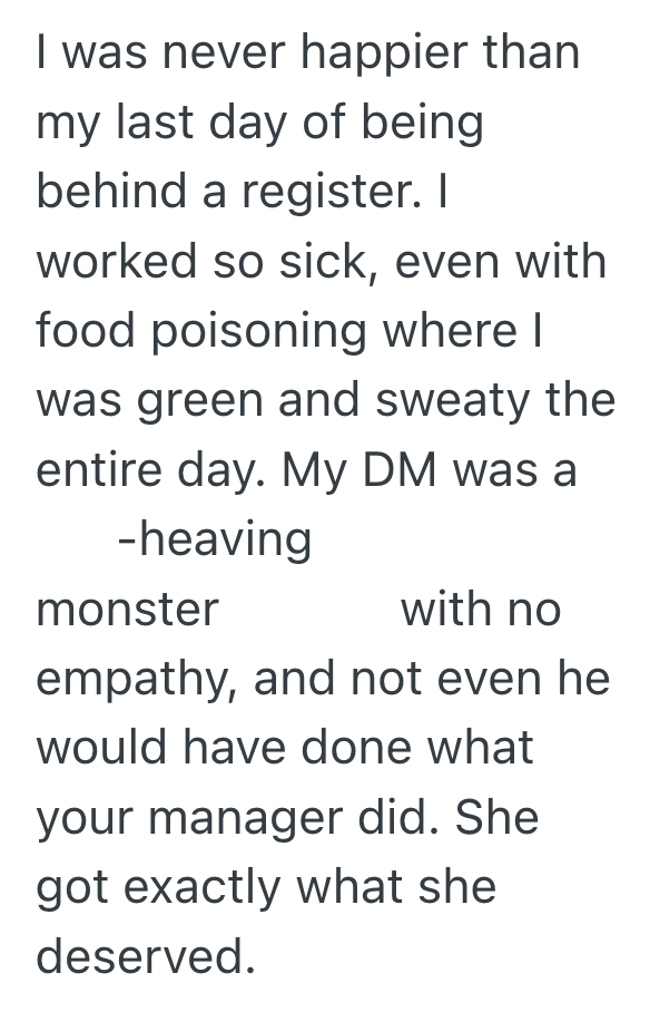 Screenshot 2025 09 29 at 6.19.07 PM Retail Worker Was Forced To Work While Sick, But A Secret Shopper Got His Horrible Boss Fired
