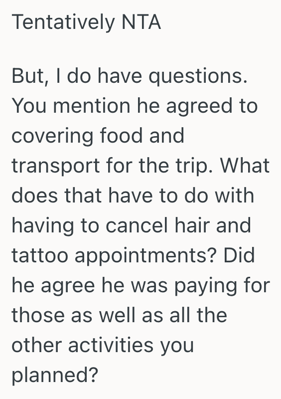 Screenshot 2025 09 29 at 6.47.43 PM Couple Plan An International Trip Together, But The Girlfriend Doesnt Think Her Boyfriend Budgeted Enough Money