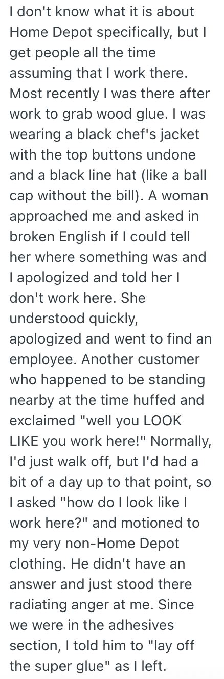 Screenshot 2025 09 29 at 7.50.48 AM Shopper Was Mistaken For A Home Depot Worker, So They Flagged Down A Real Employee To Help A Grumpy Customer