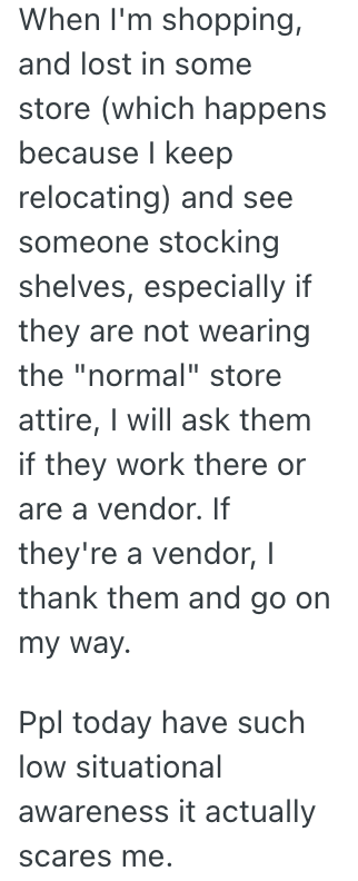 Screenshot 2025 09 29 at 7.58.22 AM Vendor Was Mistaken For Grocery Store Employee By A Shopper, But The Item They Were Looking For Was Almost Too Easy To Find