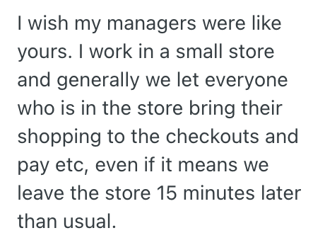 Screenshot 2025 09 29 at 8.09.35 AM Cashier Was Working A Closing Shift, But When A Customer Hadnt Checked Out Yet, She Watched Her Manager Handle The Situation With A Clever Announcement