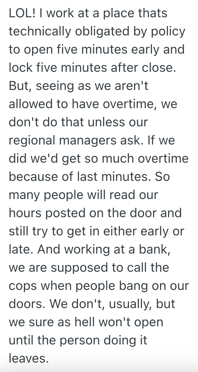 Screenshot 2025 09 30 at 1.00.25 PM Customer Arrives Seconds After Closing Time And Demands To Be Let Inside, But The Employees Refuse