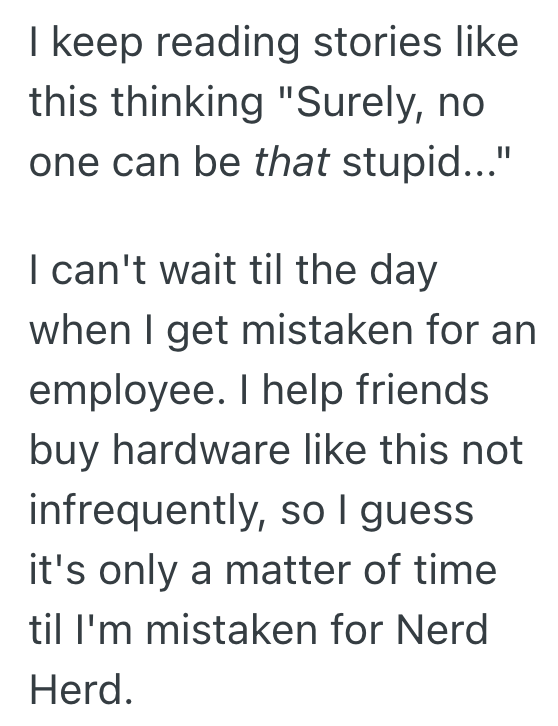 Screenshot 2025 09 30 at 1.49.16 PM Customer Thinks Another Customer Is An Employee, And Even When The Manager Explains That Hes Not An Employee, Shes Convinced Theyre Both Lying