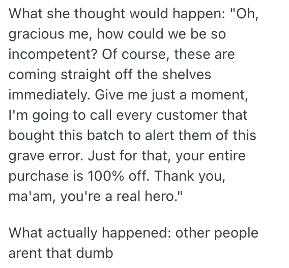 Screenshot 2025 09 30 at 11.38.04 AM Rude Customer Claimed Store Was Selling Products That Had Expired, So The Employee Took A Closer Look At The Dates