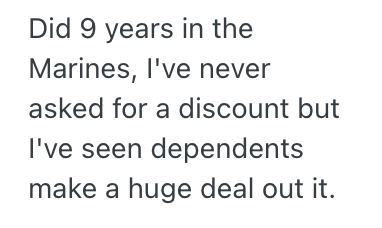Screenshot 2025 09 30 at 12.13.02 PM Woman Was Trying To Explain To The Customer Why He Didnt Get A Military Discount, But He Rudely Cut Her Off And Refused To Listen To Her Response