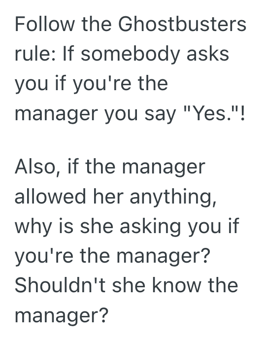 Screenshot 2025 09 30 at 2.07.30 PM Manager Refused To Break Franchise Rules For A Pushy Visitor, So She Tried To Lie Her Way Out And Got Embarrassed Instead
