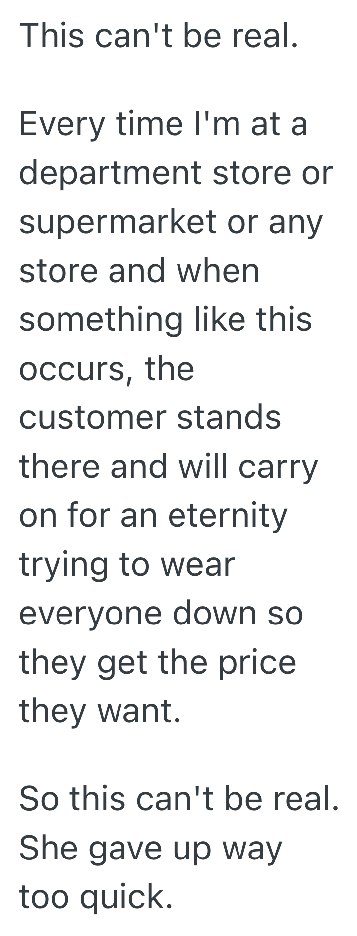 Screenshot 2025 09 30 at 5.56.24 PM Cashier Clearly Marked The Kids’ Clothing Sale, So She Couldn’t Believe Customers Still Tried To Argue Whether It Applied To Adults