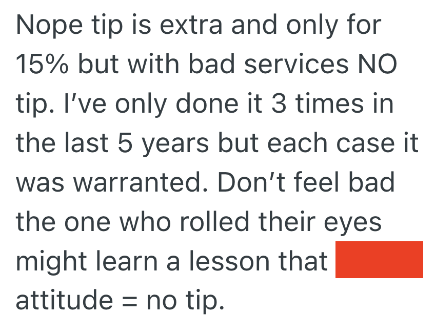 Screenshot 2025 09 30 at 9.07.12 AM Restaurant Patrons Server Was Rude And Unprofessional, So They Decided Not To Leave Her A Tip