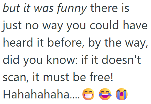 Screenshot 1 e7d5be Retail Worker Didnt React When Hearing The Same Joke For The 100th Time, But When The Customer Insisted, She Finally Dished Some Hard Truths