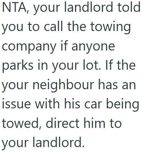 Screenshot 2 3af0a3 Kind Man Let A Neighbor Use His Extra Parking Spot, But When Another Neighbor Stole The One He Uses, He Had His Car Towed To Send A Clear Message