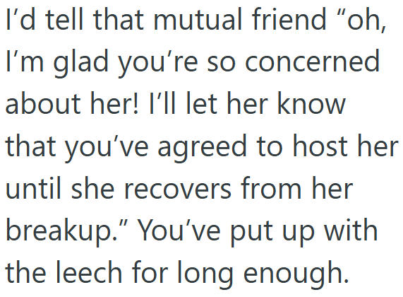 Screenshot 2 539da9 Womans Friend Moved In After A Difficult Breakup, But Now She Wont Pay Rent Or Help Around The House