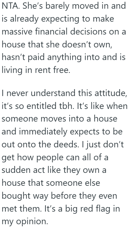 Screenshot 3 47b7b9 Homeowner Wants To Invest In Solar Energy For His House, But His Girlfriend Moved In Three Months Ago And Thinks She Should Have A Say In The Decision