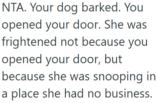 Screenshot 3 483b22 Snooping Neighbor Was Right By Her Door Again, So When She Barged It Open To Investigate, She Fell