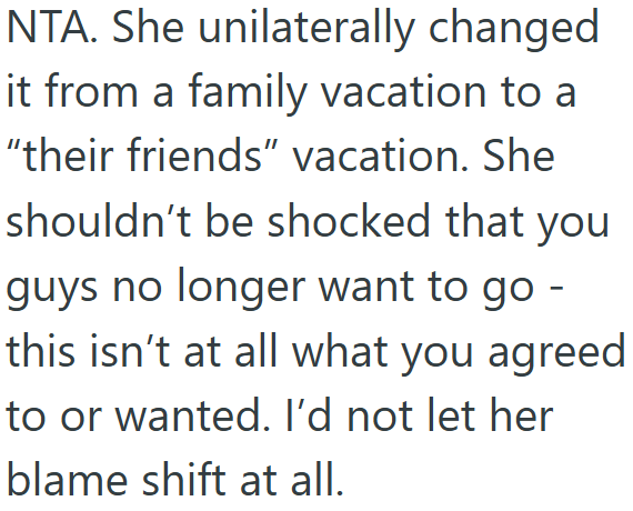 Screenshot 4 42aa71 Couple Canceled A Cruise Vacation With Close Family Members After Learning That They Invited Four Strangers, But They Dont Think Its A Big Deal