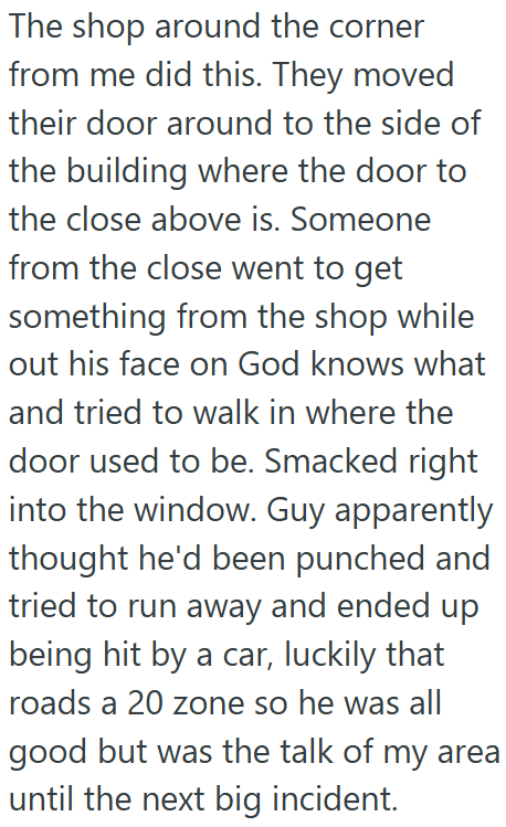 Screenshot 5 62da19 A Customer Was Going Through Deep Snow To Enter A Store, But A Retail Worker Informed Them That They Moved The Main Entrance