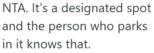 Screenshot 5 665118 Couple Paid For A Designated Parking Spot, But While Random People Keep Using It, The Manager Told Them To Just Park In Another Lot