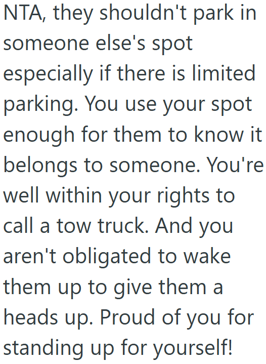 Screenshot 6 bdaf78 Kind Man Let A Neighbor Use His Extra Parking Spot, But When Another Neighbor Stole The One He Uses, He Had His Car Towed To Send A Clear Message