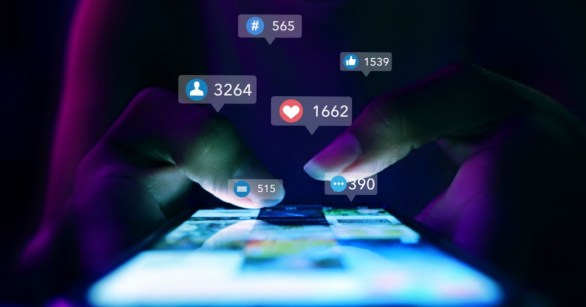 Social media interaction icons