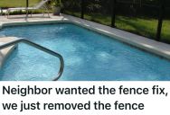 Neighbor Expected Them To Pay To Fix The Fence, But Then The City Made Them Pay For A New One