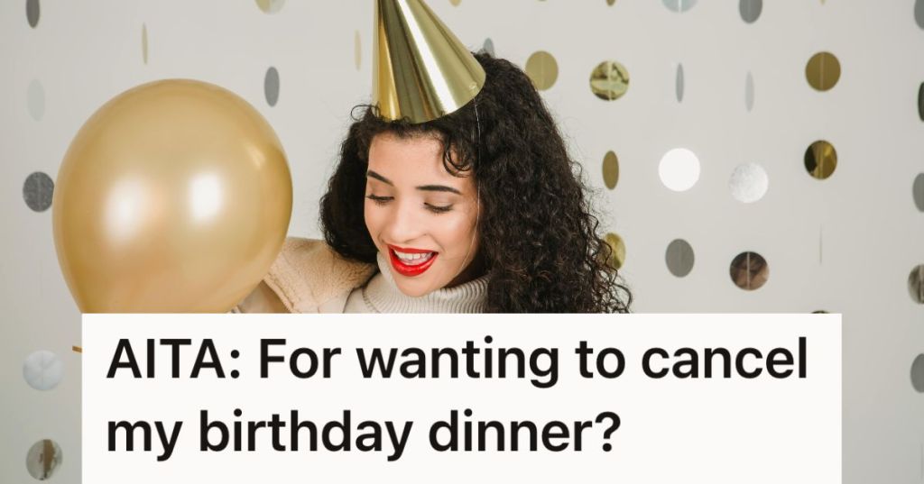 Woman wearing a party hand surrounded by party decorations