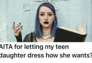 Mom Told Off A Stranger Who Told Her Her Goth Teen Will Be Bullied, But Now She And Her Husband Want To Protect Her