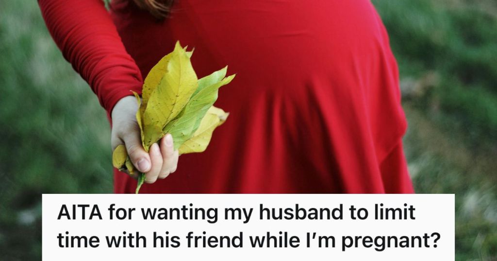 A pregnant woman's belly