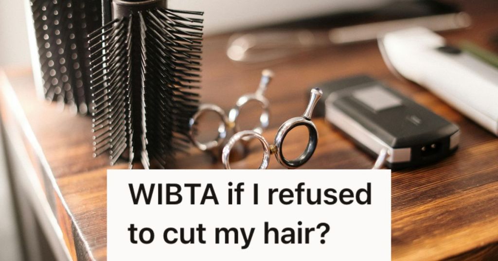 A hairdresser's work station