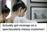 Clothing Store Worker Spend Ages Cleaning A Change Room After A Messy Customer, So When She Came Back With Her Resume, She Rejected And Lectured Her