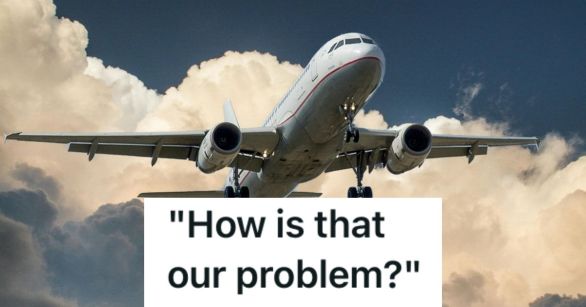 A plane taking off past clouds