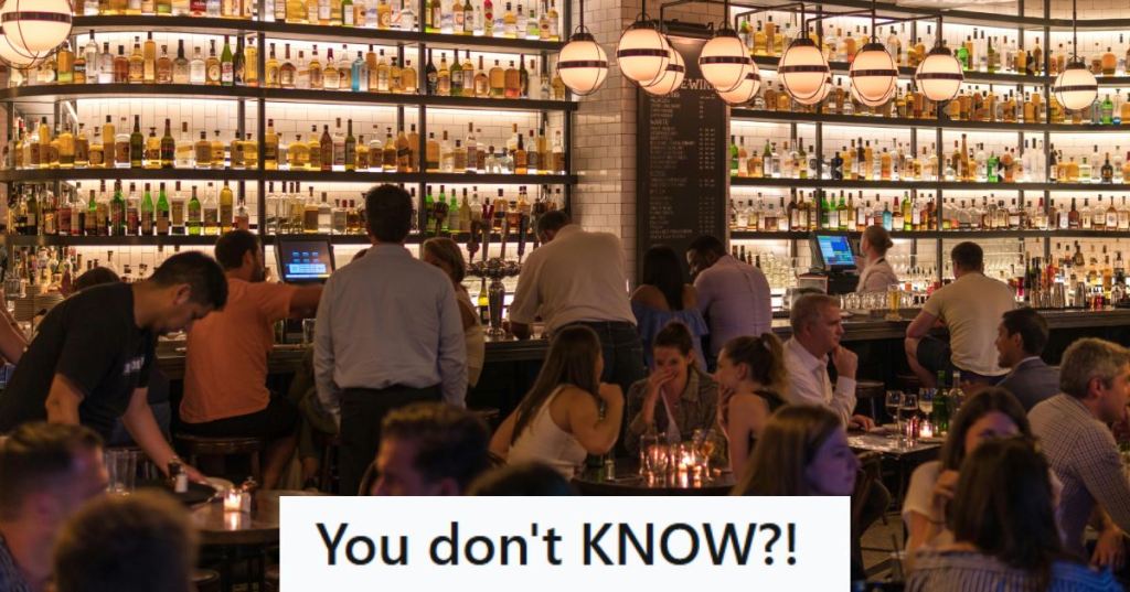 Inside of a crowded restaurant in the Grand Tetons