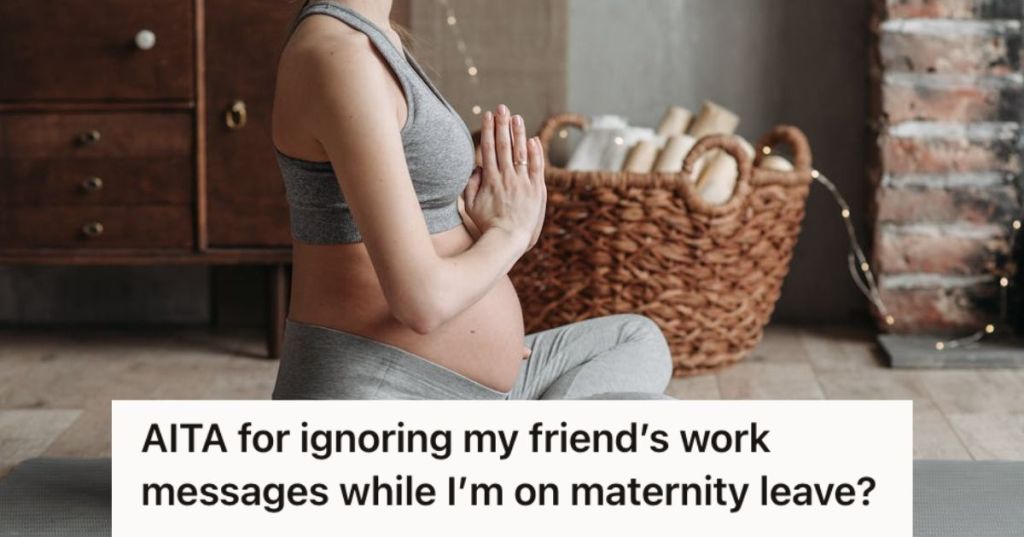 Pregnant woman doing light meditation