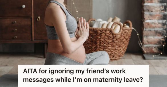 Pregnant woman doing light meditation