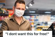 An Angry Customer Was Complaining About Getting Free and Discounted Items From The Store, So He Paid His Purchases In Full