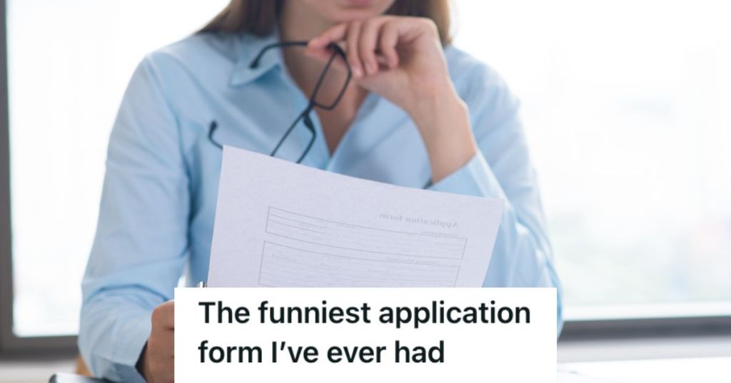 HR manager looking at a candidate's resume