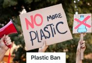 Store Ran Out Of Plastic Bags For Customers’ Purchases, So A Man Used An Empty Garbage Bag Instead