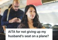 Family With A Baby Asked A Passenger To Switch Seats So They Could Sit Together, But She Politely Refused