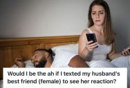 Woman Notices Her Husband’s Strange Texting Habit With His Female Best Friend, So She’s Questioning His Loyalty