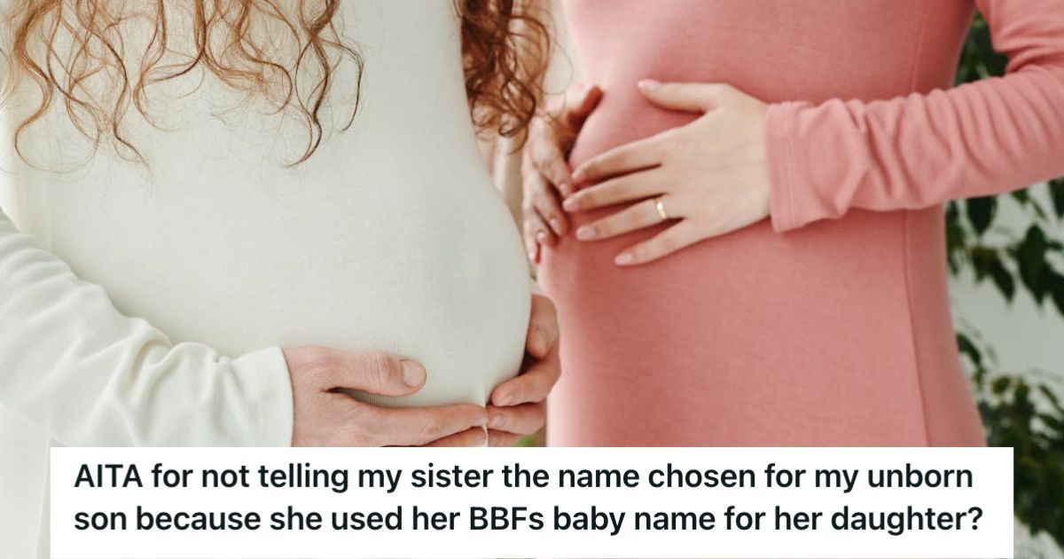 Two pregnant women touching their baby bump