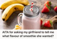He Bought A Smoothie For His Pregnant Girlfriend, But When He Gave It To Her, She Got Mad And Started Crying