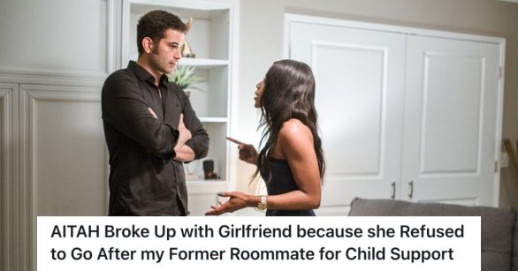 Man and woman arguing inside their house