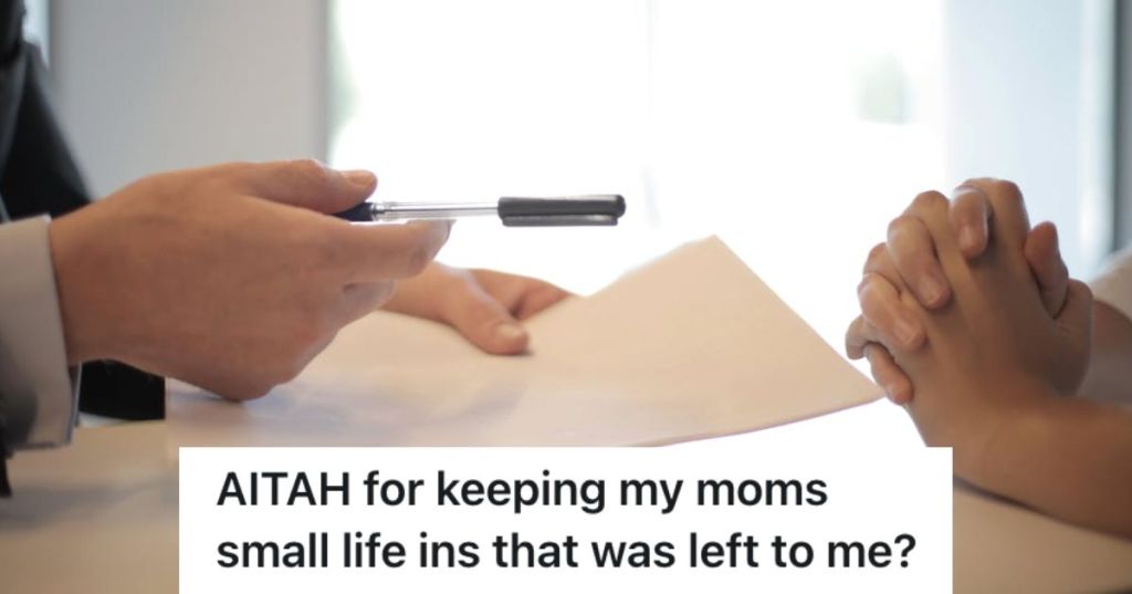 An employee asking a person to sign a form