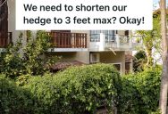 Neighbor Tried To Get Petty About A Hedge, So This Couple Complied In A Way That Ruined The Property’s Curb Appeal