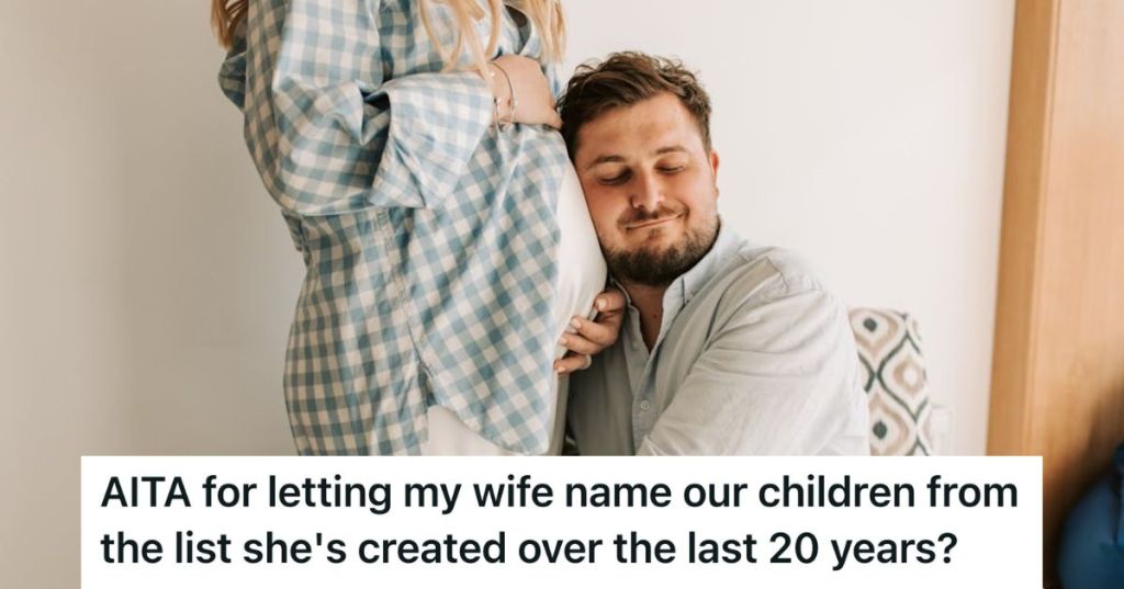 Man happily hugging his pregnant wife