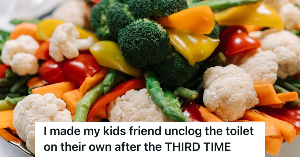 Plate filled with vegetables