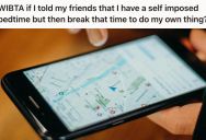 Woman Set A Fixed Bedtime For Herself, But She Fears That Her Friends Might Judge Her For Breaking It