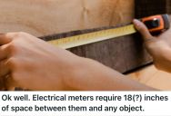 Employee Was Angrily Scolded By The Reader Meter, So He Happily Used A Tape Measure To Show Them That He’s Right And They’re Wrong