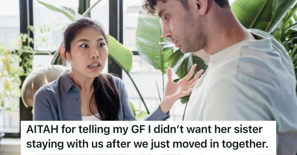 Couple arguing at home