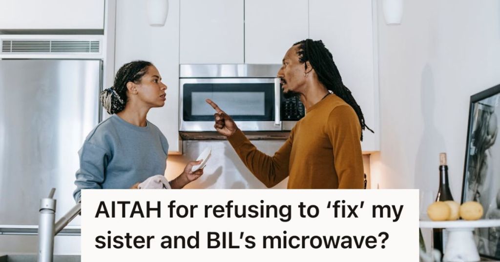 Man and woman arguing in the kitchen